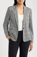 AK ANNE KLEIN One-Button Blazer