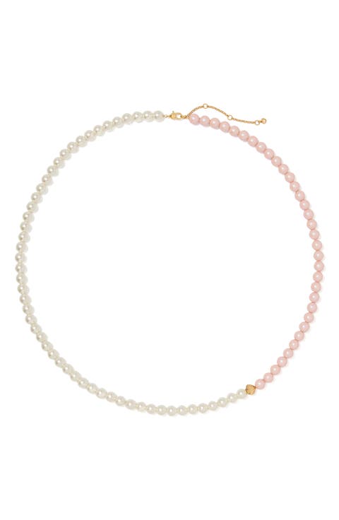 pearlie faux pearl necklace