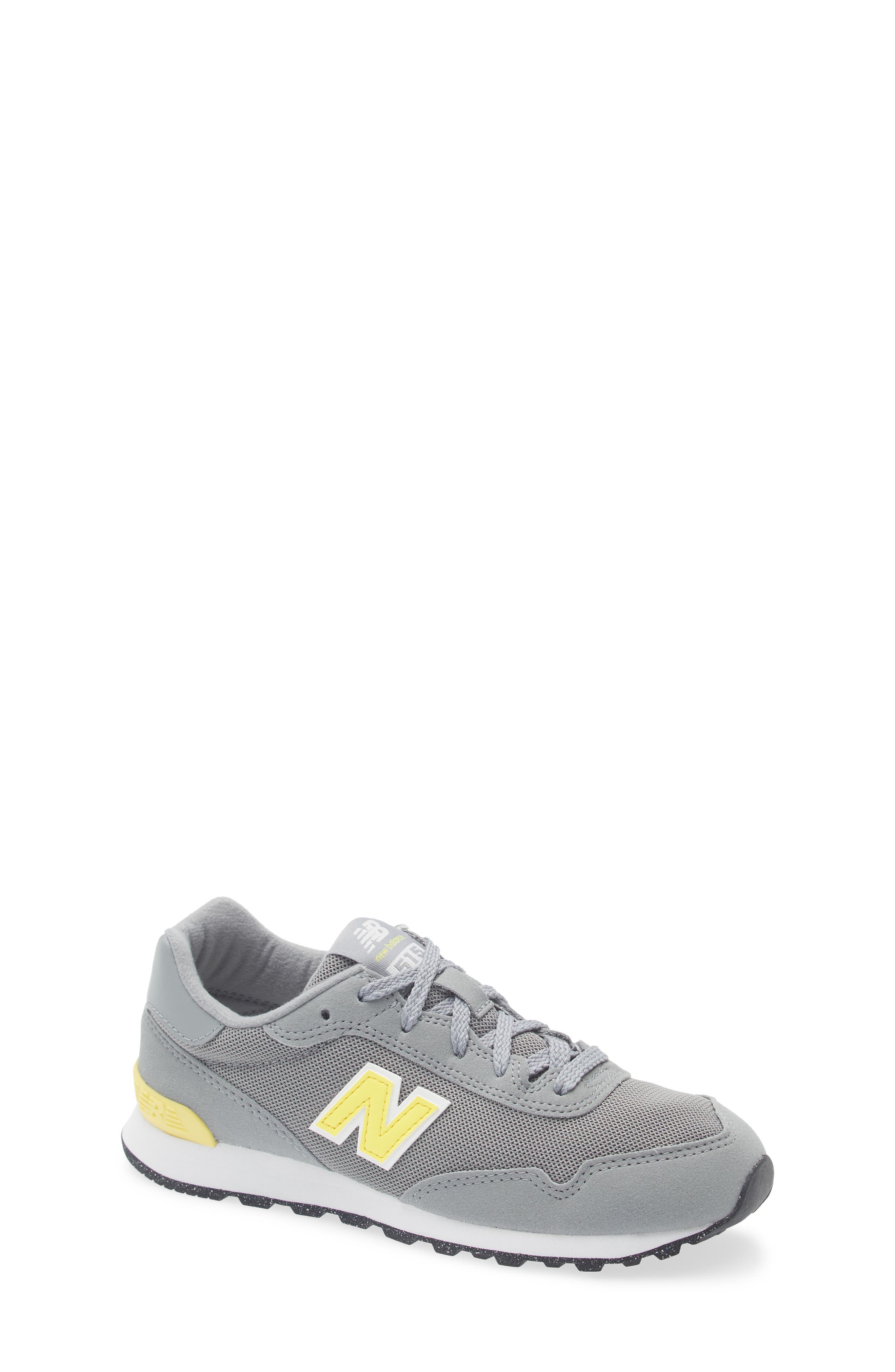 New Balance Kids' 515 Running Shoe, Main, color, Slate Grey/ Punch Yellow