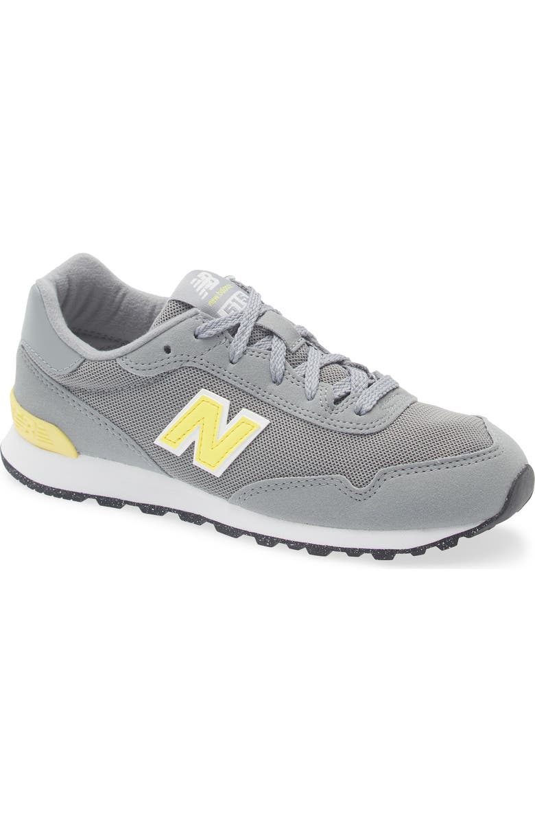 New Balance Kids' 515 Running Shoe, Main, color, Slate Grey/ Punch Yellow