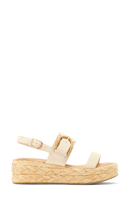 Dolce Vita Chera Platform Slingback Sandal In Bone