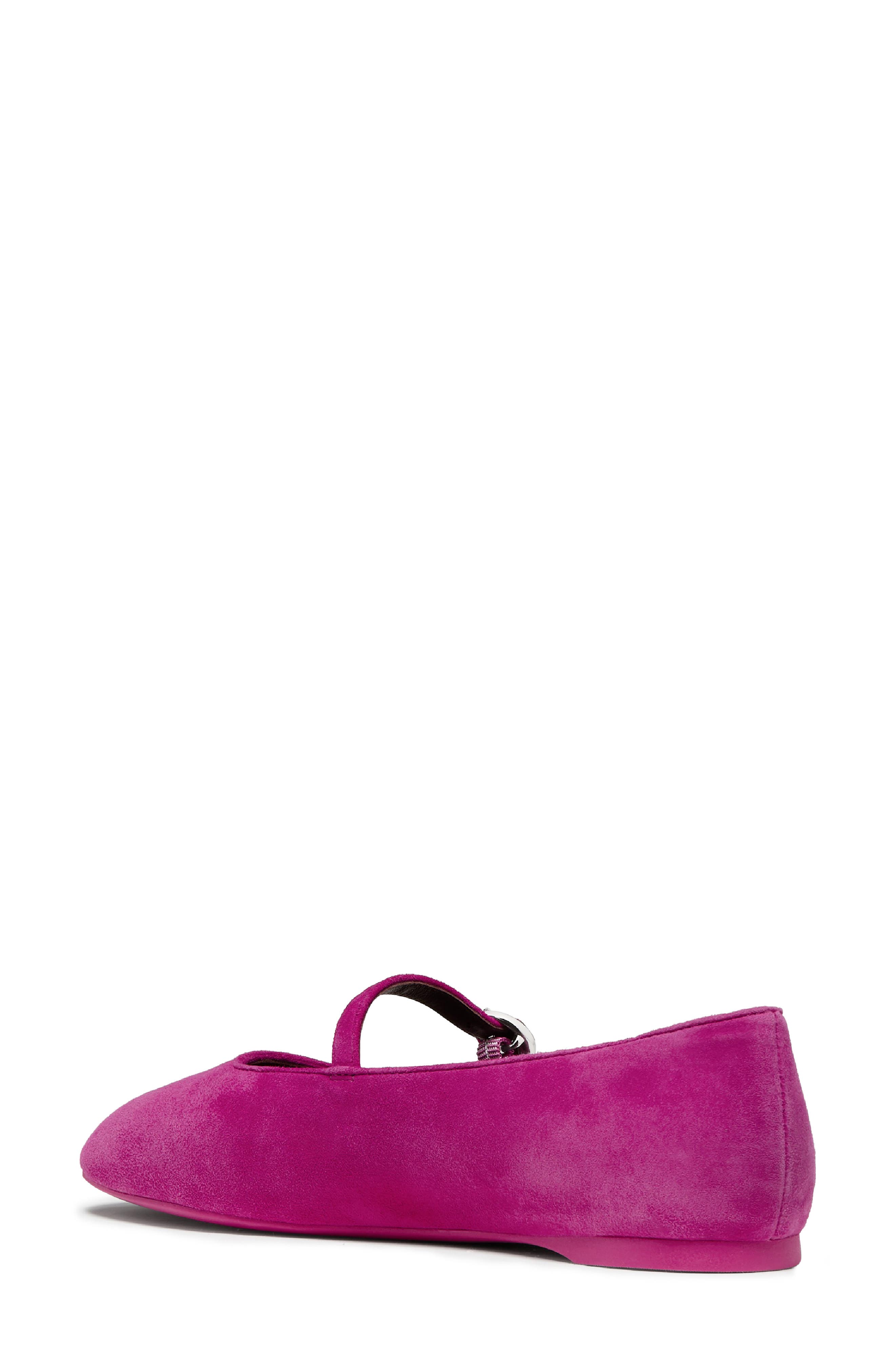 halo mary jane flat, Alternate, color, BEET