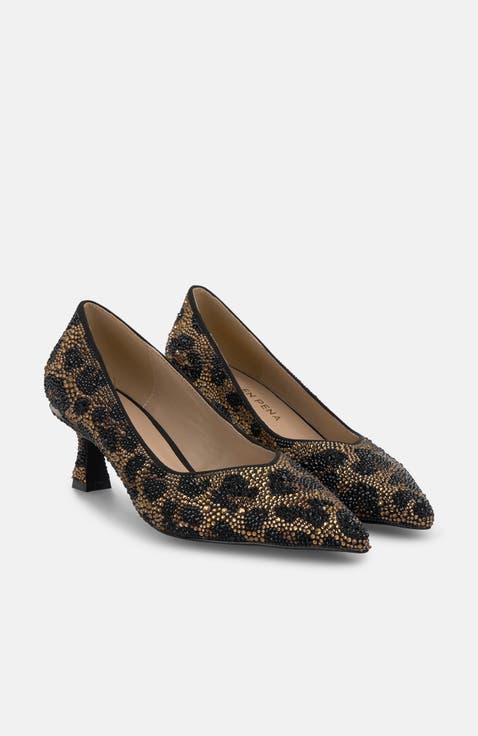 Printed Embellished Shoe