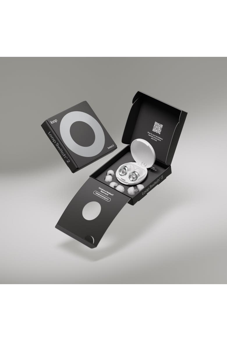 Switch 2, 1 Earplug, 3 Levels of Noise Reduction for Focus, Concerts, Live Events, Travel & Social Gatherings, Alternate, color, Silver