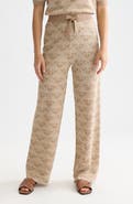 Scotch & Soda Logo Jacquard Knit Pants