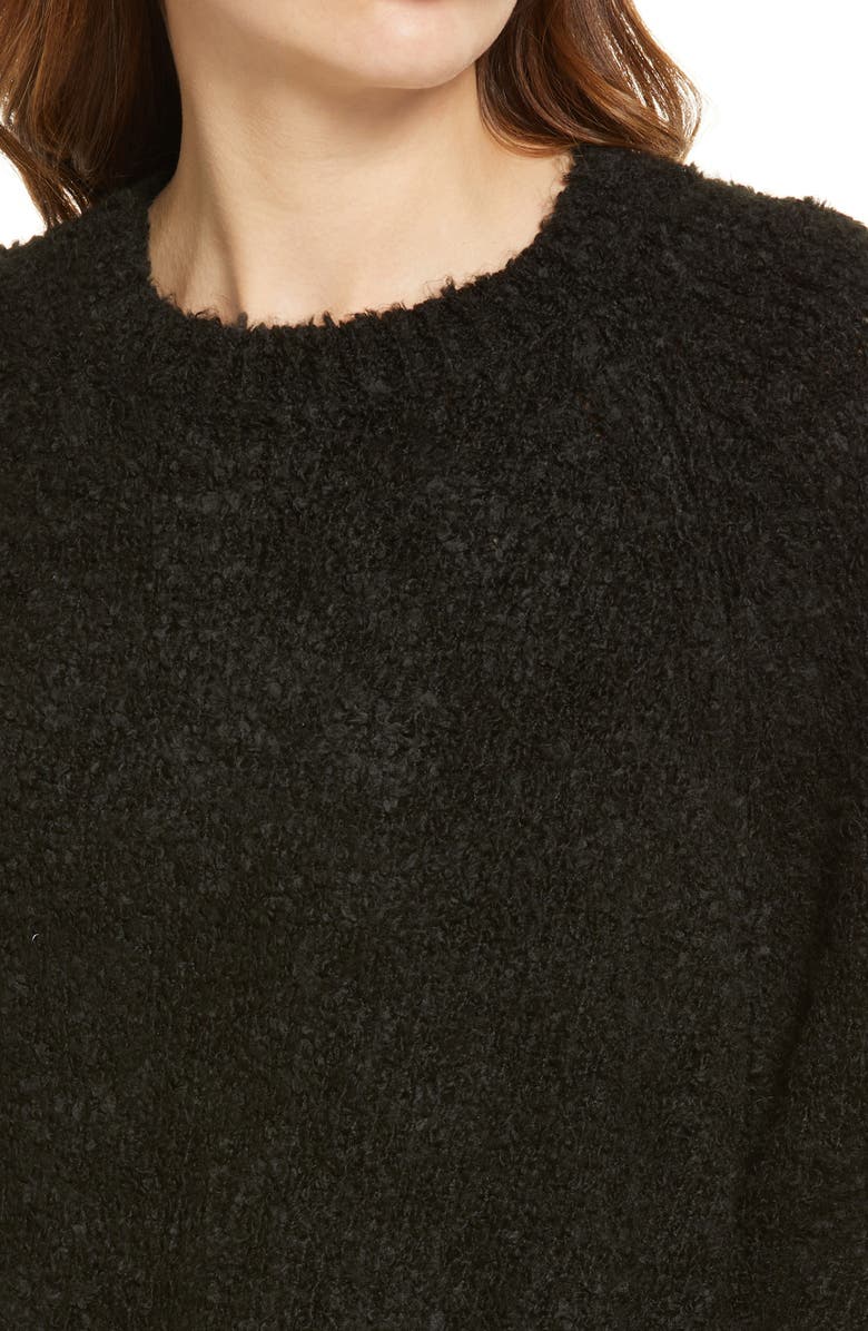 Topshop Bouclé Oversize Sweater, Alternate, color,