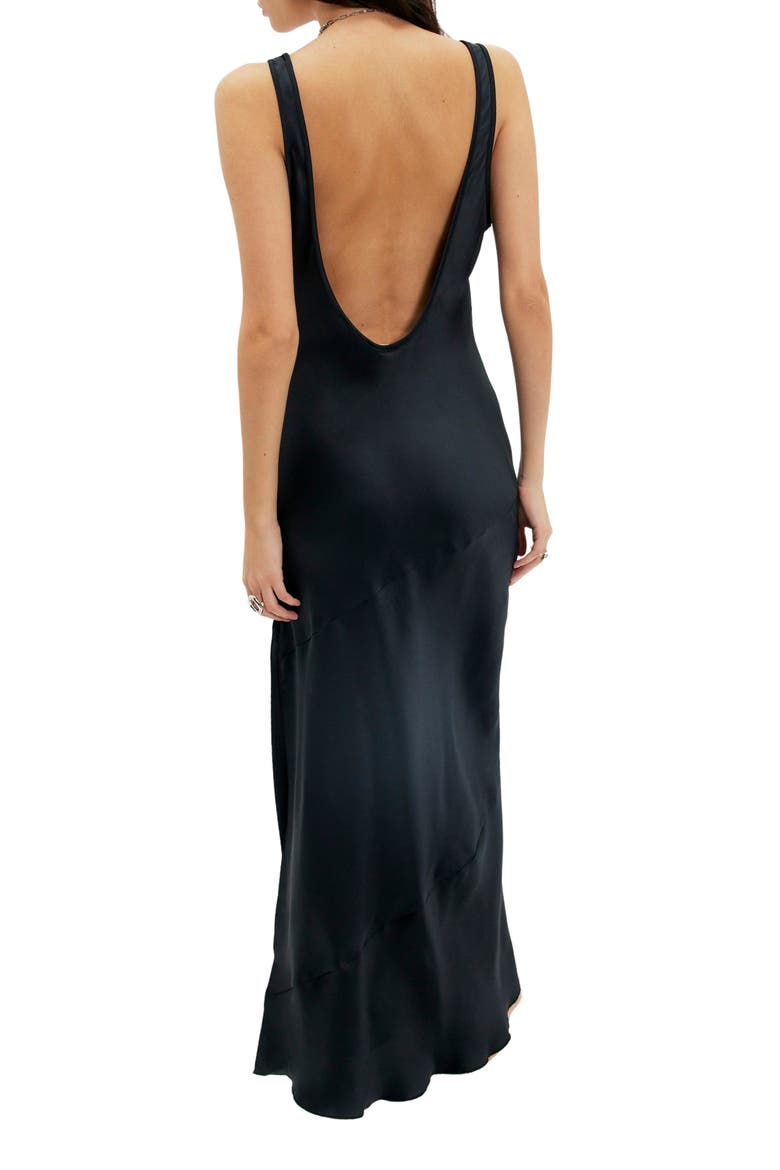 Simply the Best Maxi Slipdress, Alternate, color, BLACK