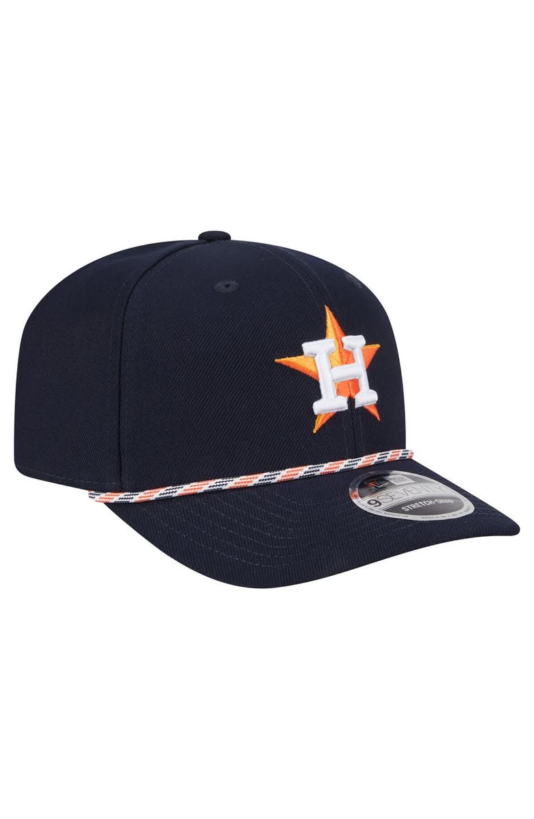 New Era Men's New Era Navy Houston Astros Multi-Rope 9SEVENTY Stretch-Snap Hat, Alternate, color, Navy