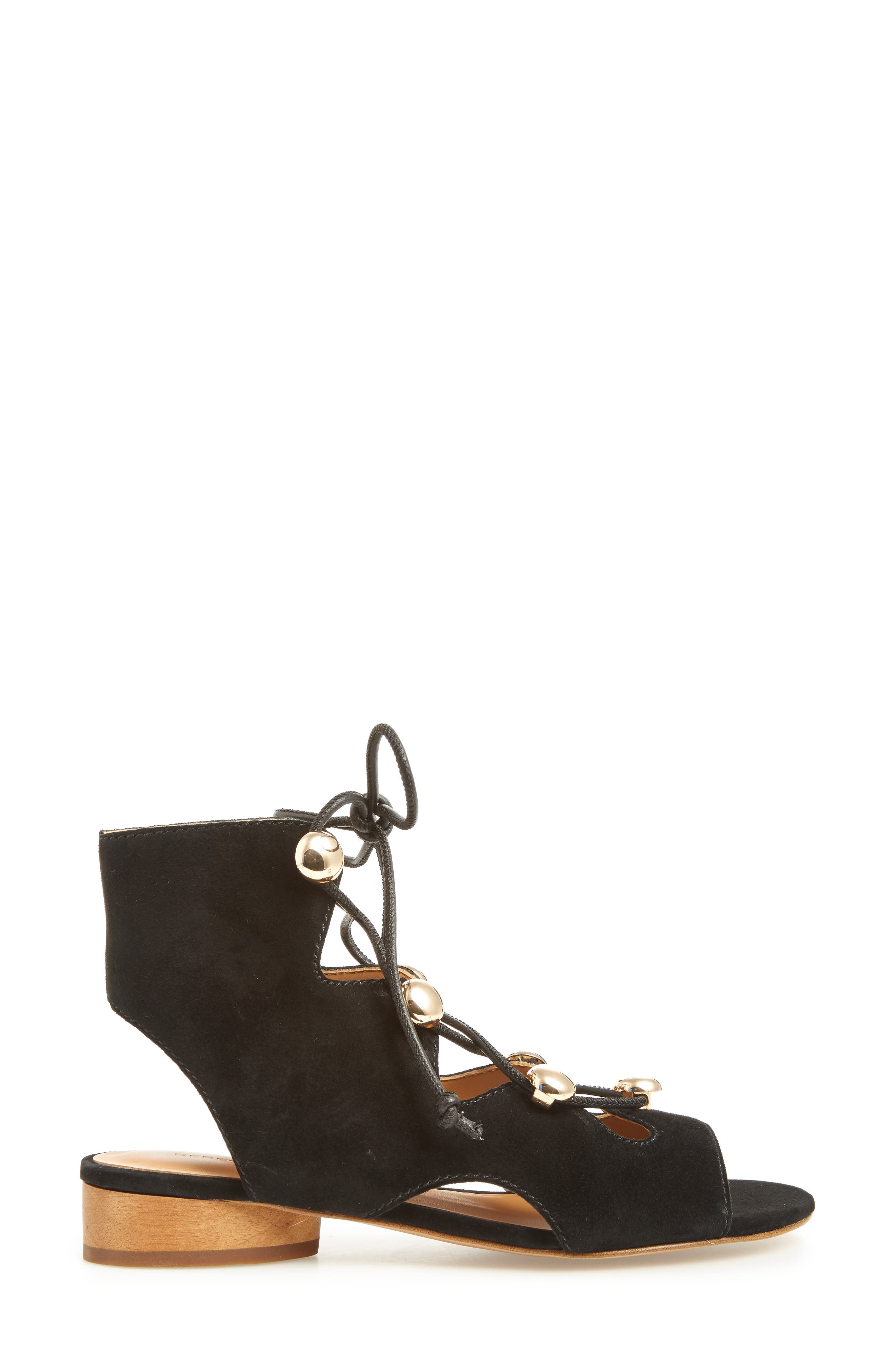 Rebecca Minkoff Kyla Ghillie Sandal, Alternate, color, 