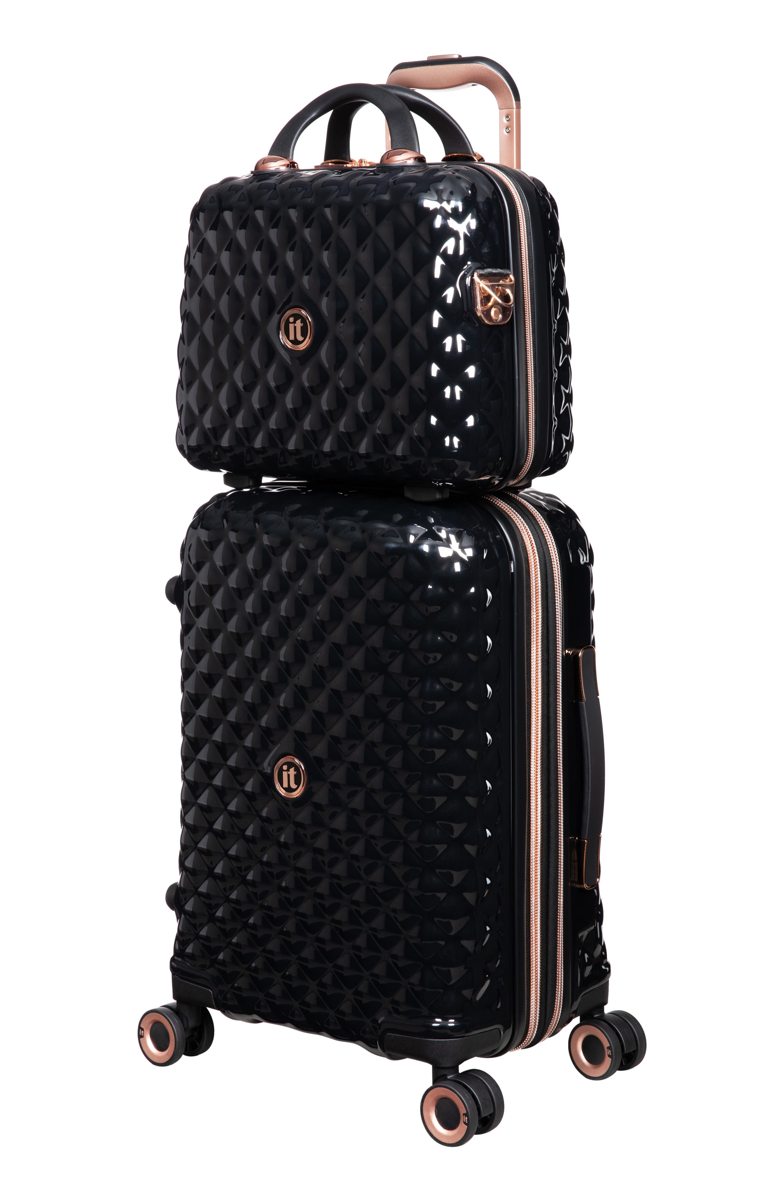 IT LUGGAGE Glitzy 14-Inch Hardside Vanity Case, Alternate, color, 