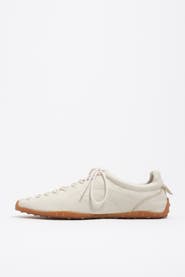 Bimba y Lola White Leather 13 11 Lace-Up Sneaker