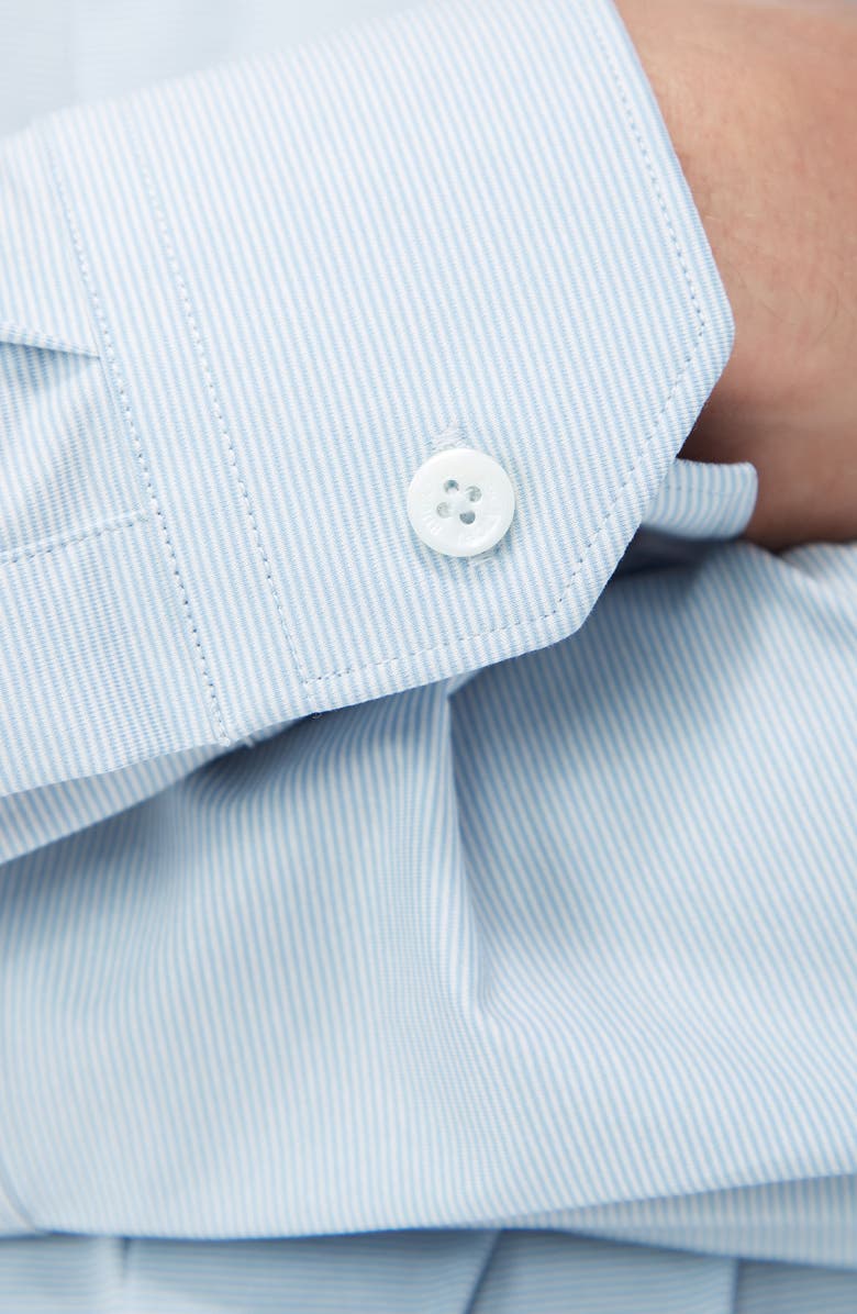 Bugatchi James OoohCotton<sup>®</sup> Button-Up Shirt, Alternate, color, Air Blue