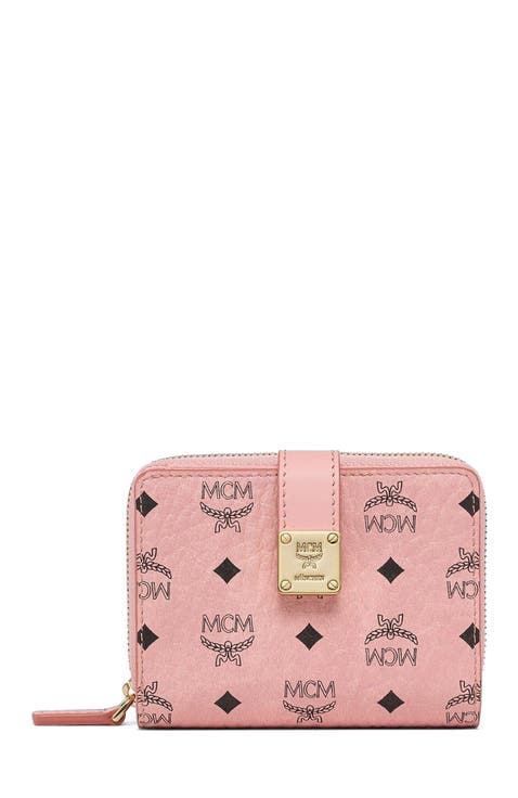 Aren Brass Plate Wallet in Visetos
