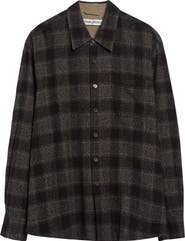 OUR LEGACY Above Relaxed Plaid Cotton Button-Up Shirt
