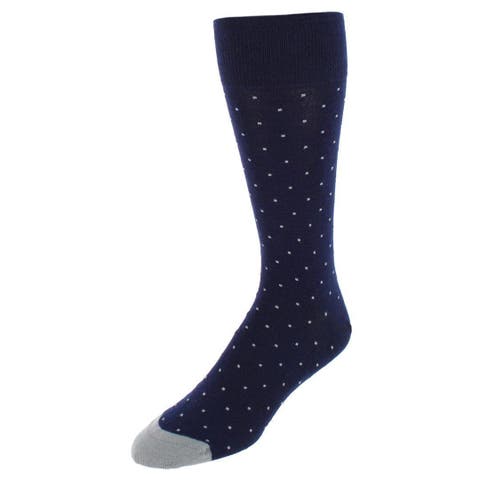 Croix Polka Dot Patterned Mid-calf Merino Wool Socks (1 Pair)