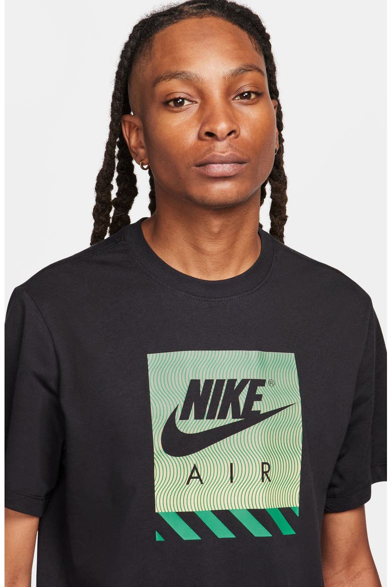 Air Graphic T-Shirt, Alternate, color, 010 BLACK
