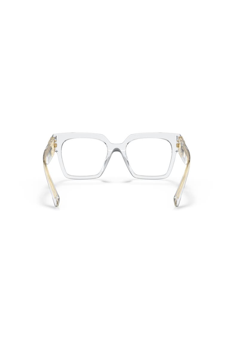 52mm Square optical glasses, Alternate, color, Transparent