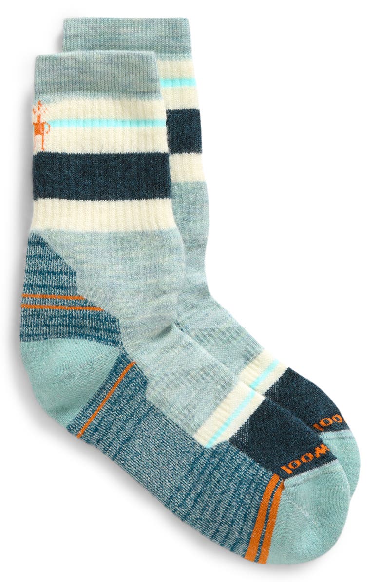 Smartwool Hike Light Cushion Crew Socks, Alternate, color, Frosty Green