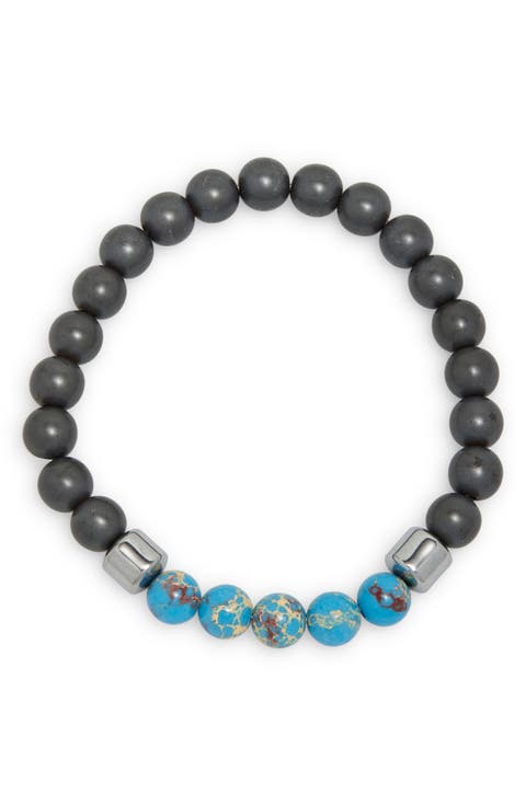 Men's Bead Stretch Bracelet