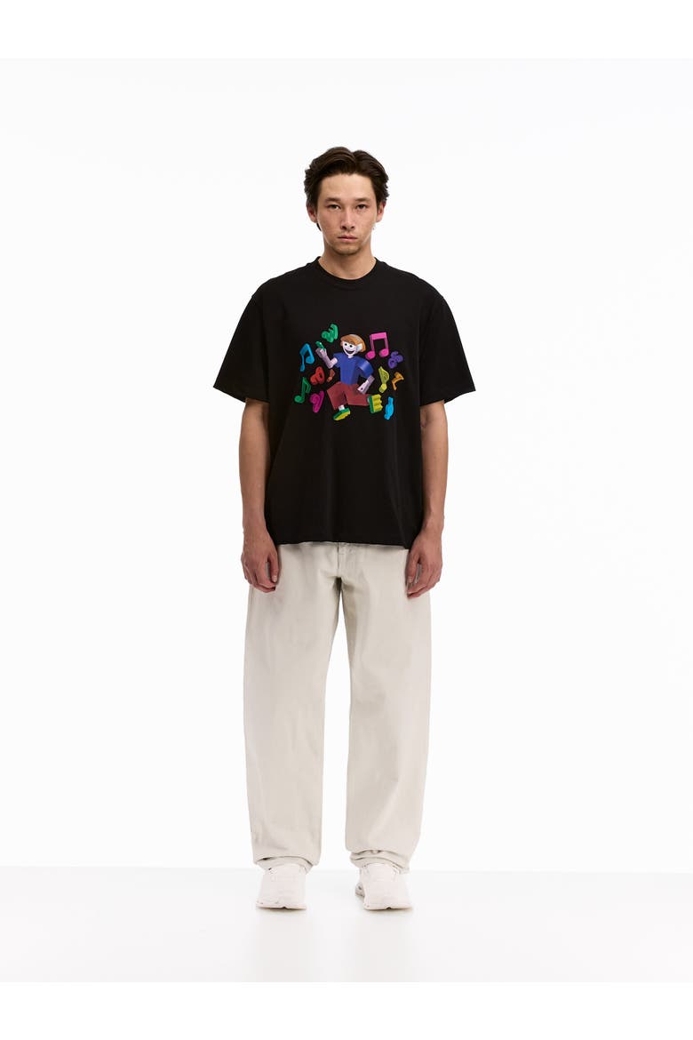 3D Tee, Alternate, color, Black
