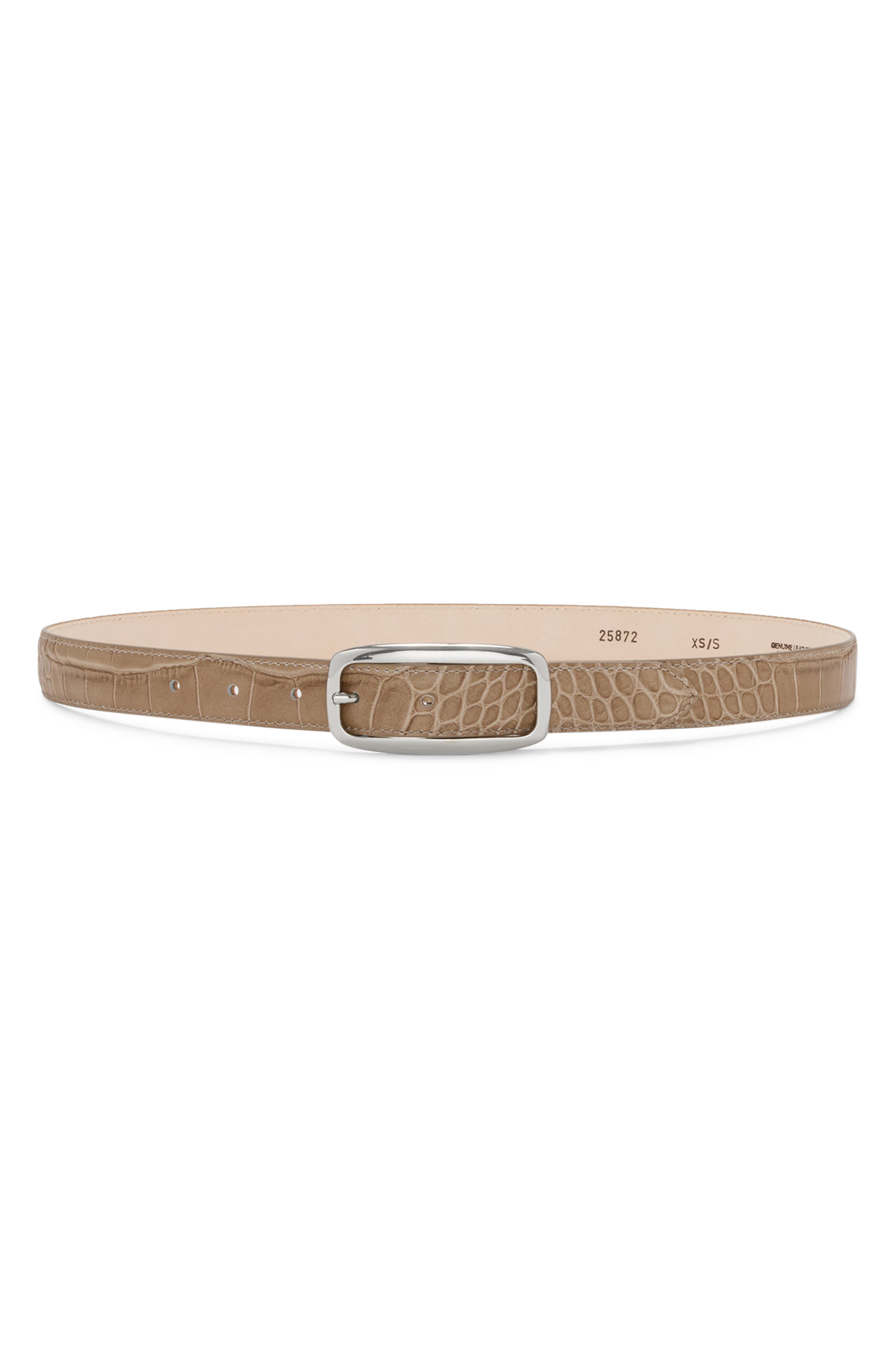 selected ETOUPE CROC/ SILVER