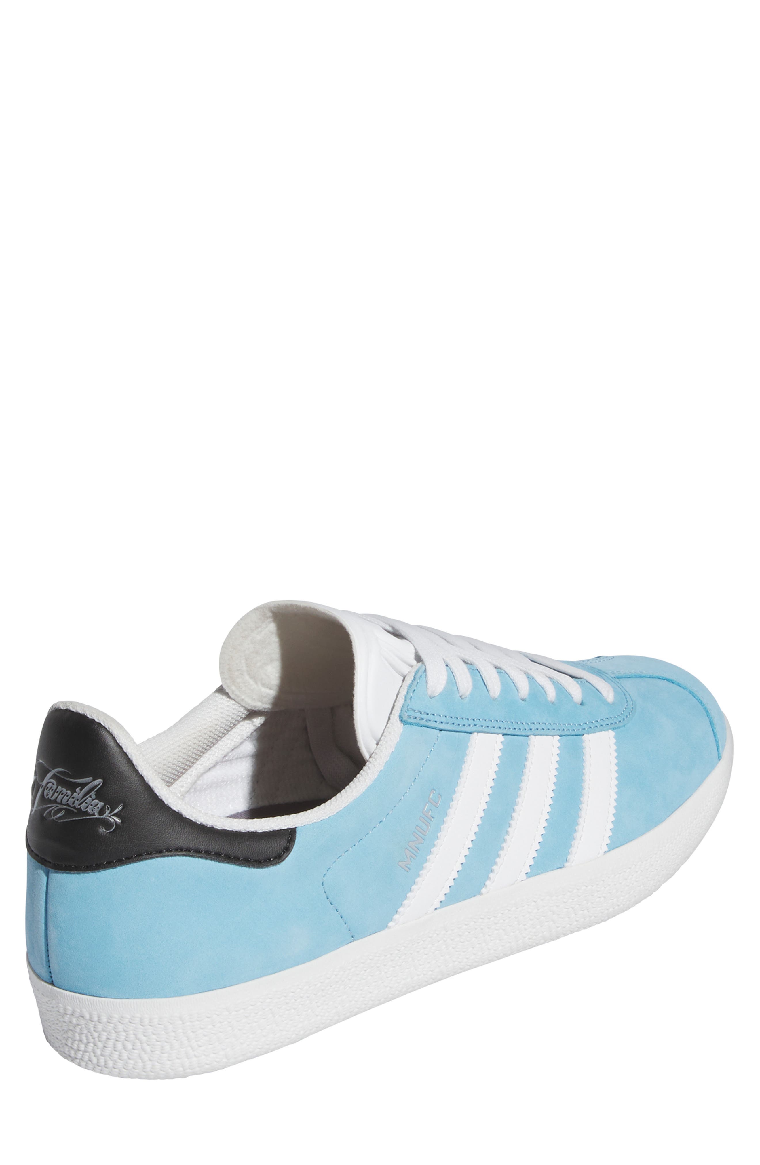 adidas Gender Inclusive Gazelle ADV Skate Shoe, Alternate, color, Crywht/Cbl