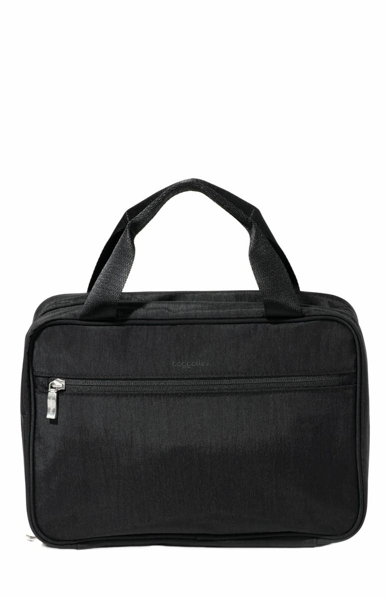 BAGGALLINI Large Hanging Travel Toiletry Kit, Main, color, Black