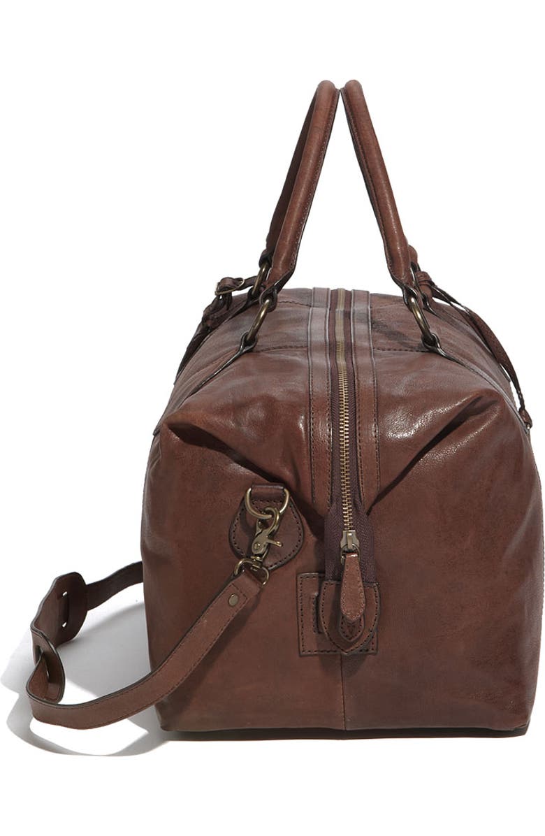 Frye 'Logan' Leather Overnight Bag, Alternate, color,