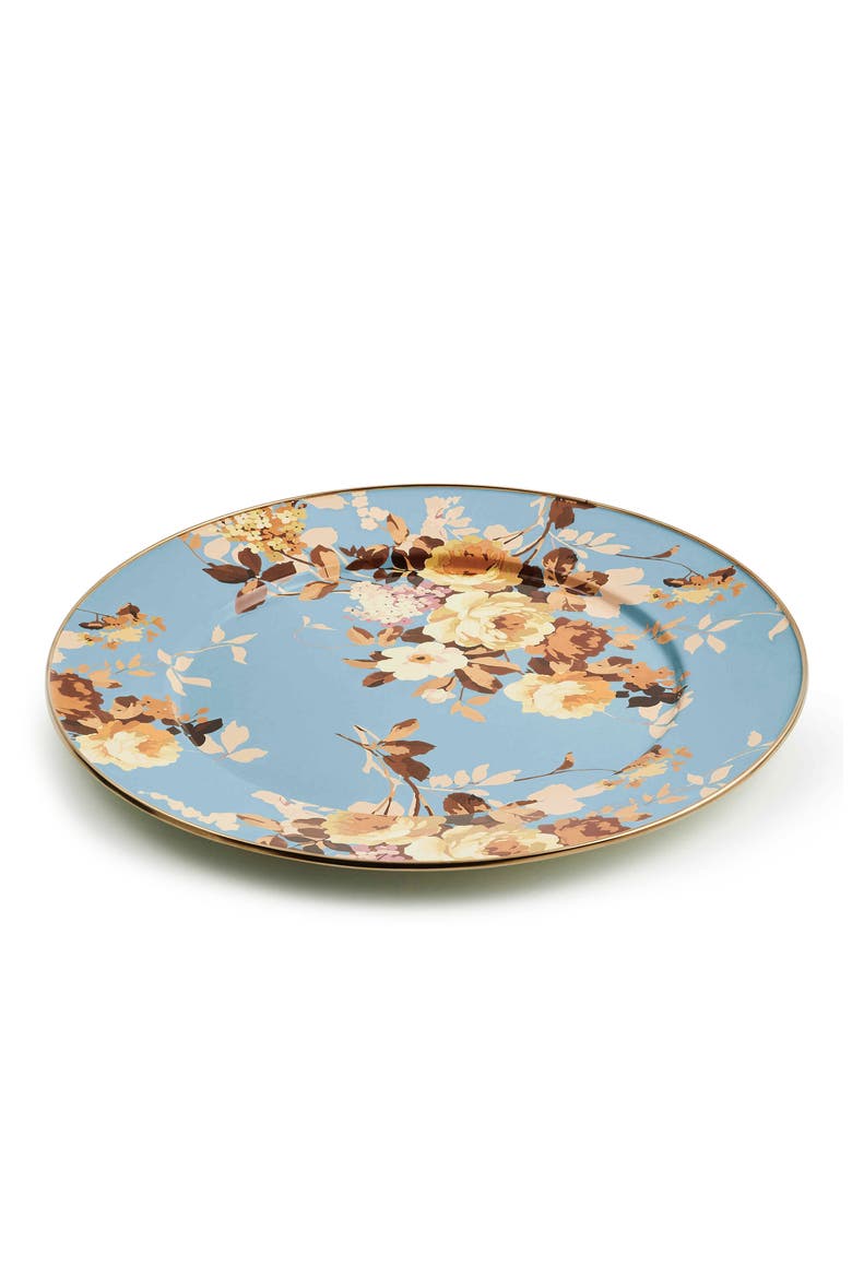 Wild Rose Slate Serving Platter, Main, color, BLUE