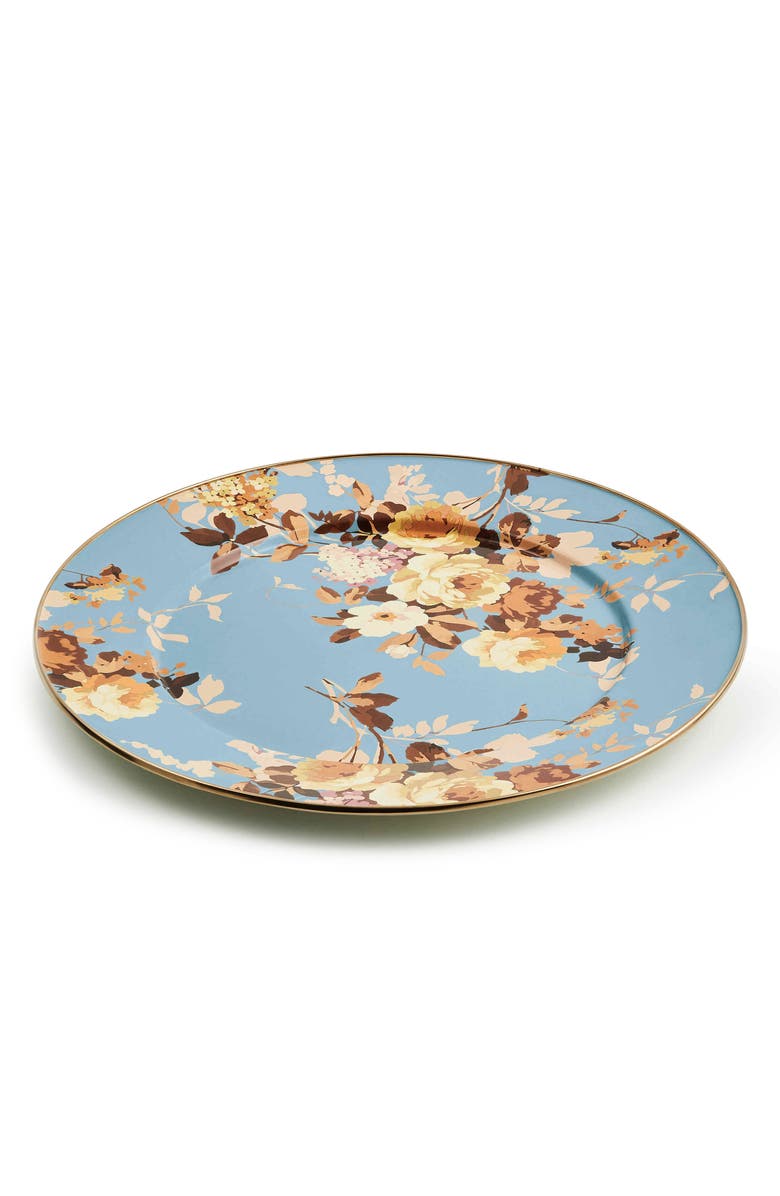 MACKENZIE CHILDS Wild Rose Slate Serving Platter, Main, color, Blue