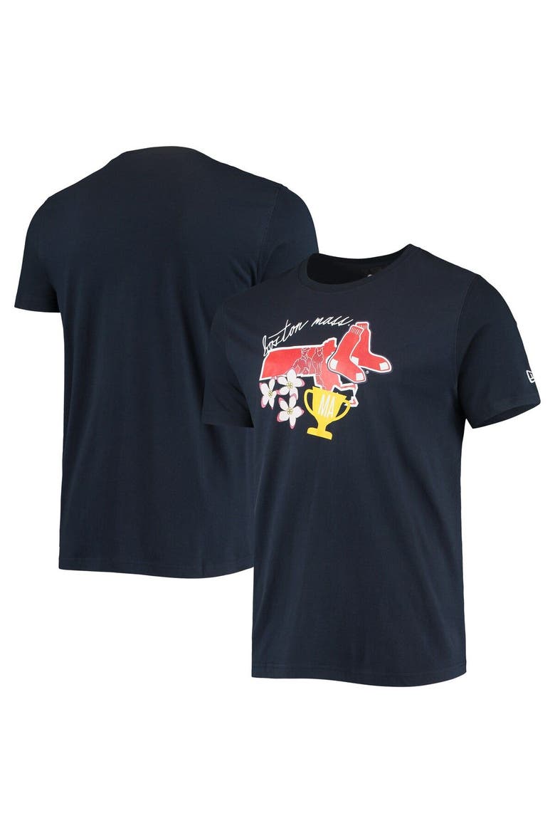 Men's New Era Navy Boston Red Sox City Cluster T-Shirt, Main, color, Navy