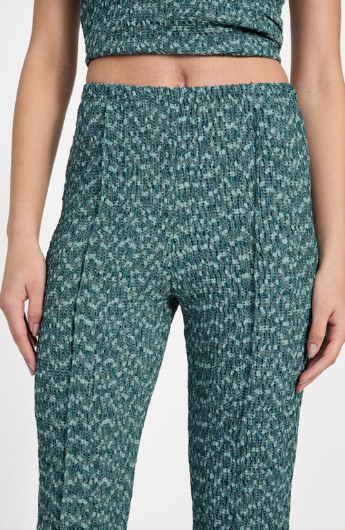 Guess Naleny Seamed Open Stitch Pants In Green
