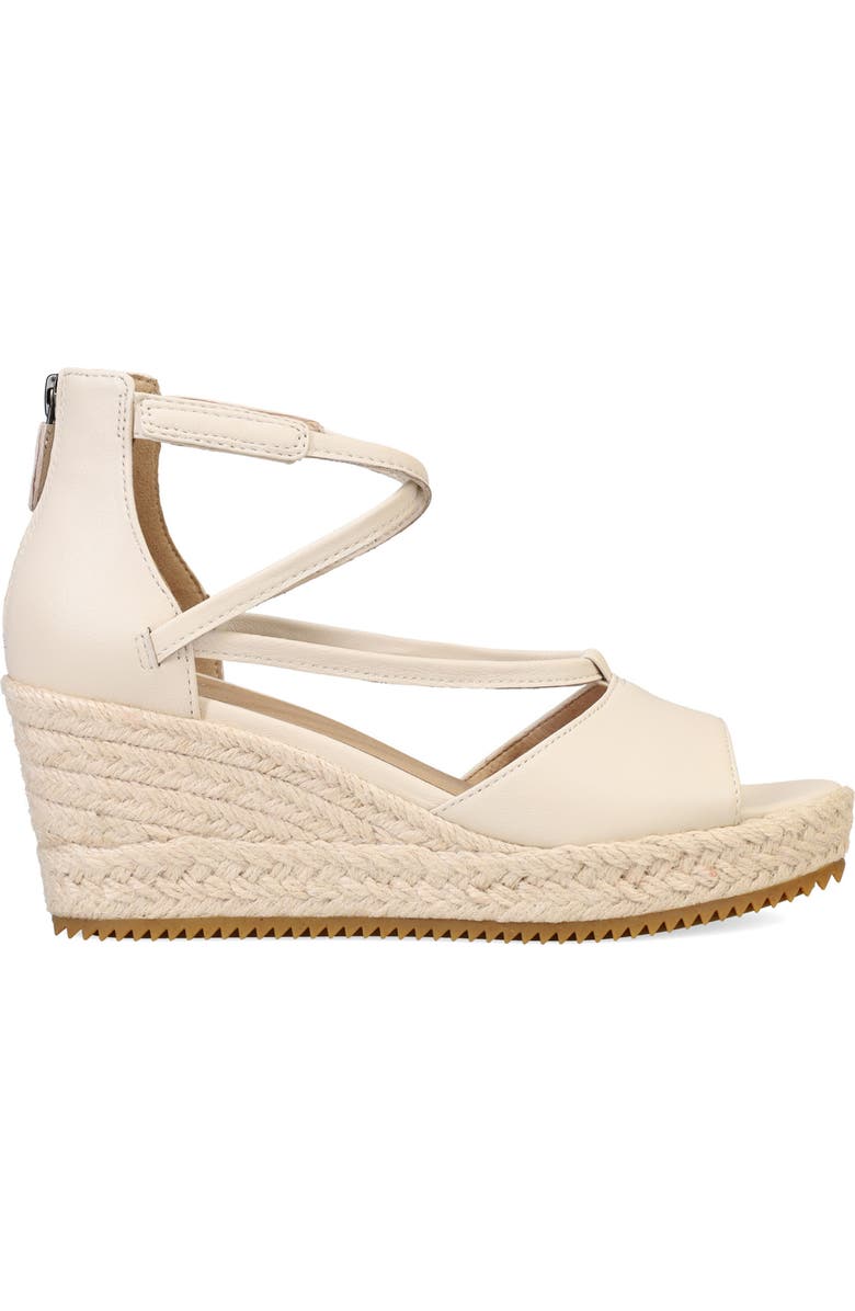 Eileen Fisher Wesson Wedge Sandal, Alternate, color, Ivory