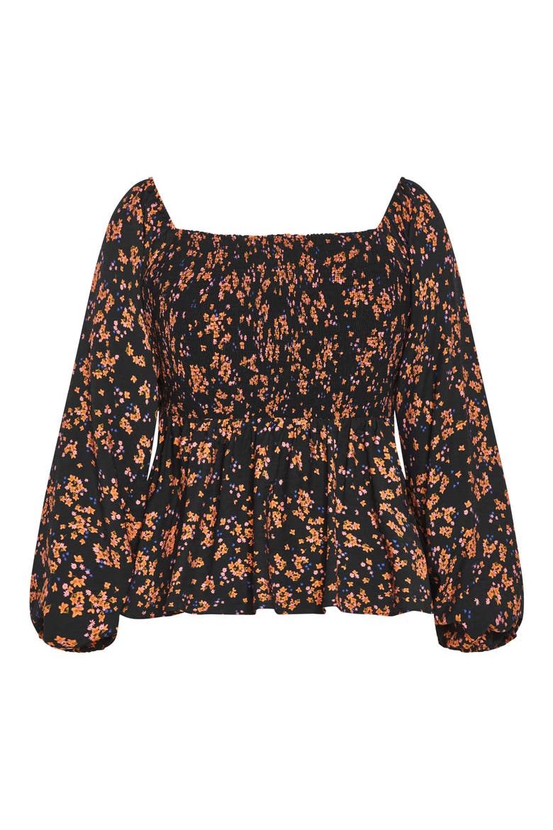 Gigi Floral Long Sleeve Blouse, Alternate, color, BABY BUNCH