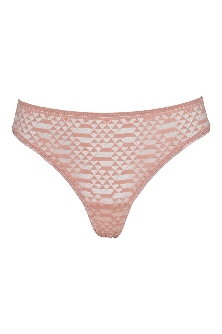 Garconne Thong, Alternate, color, BLUSH