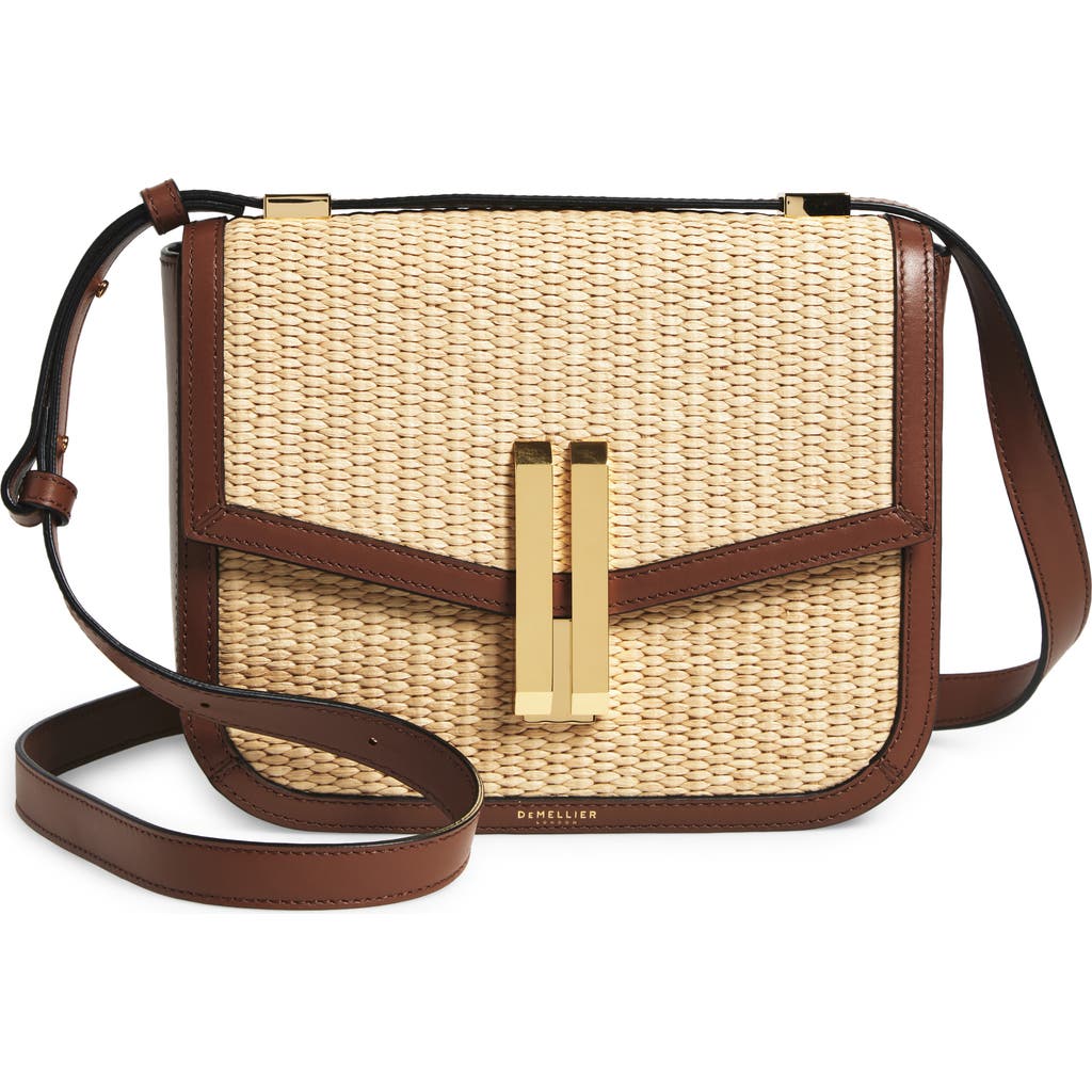 Demellier Vancouver Crossbody Bag In Brown