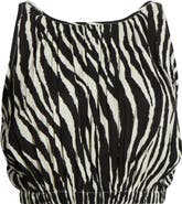 Elan Sleeveless Crop Cover-Up Top