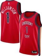 Jordan Brand Unisex Jordan Brand Zion Williamson Red New Orleans Pelicans Swingman Jersey - Statement Edition