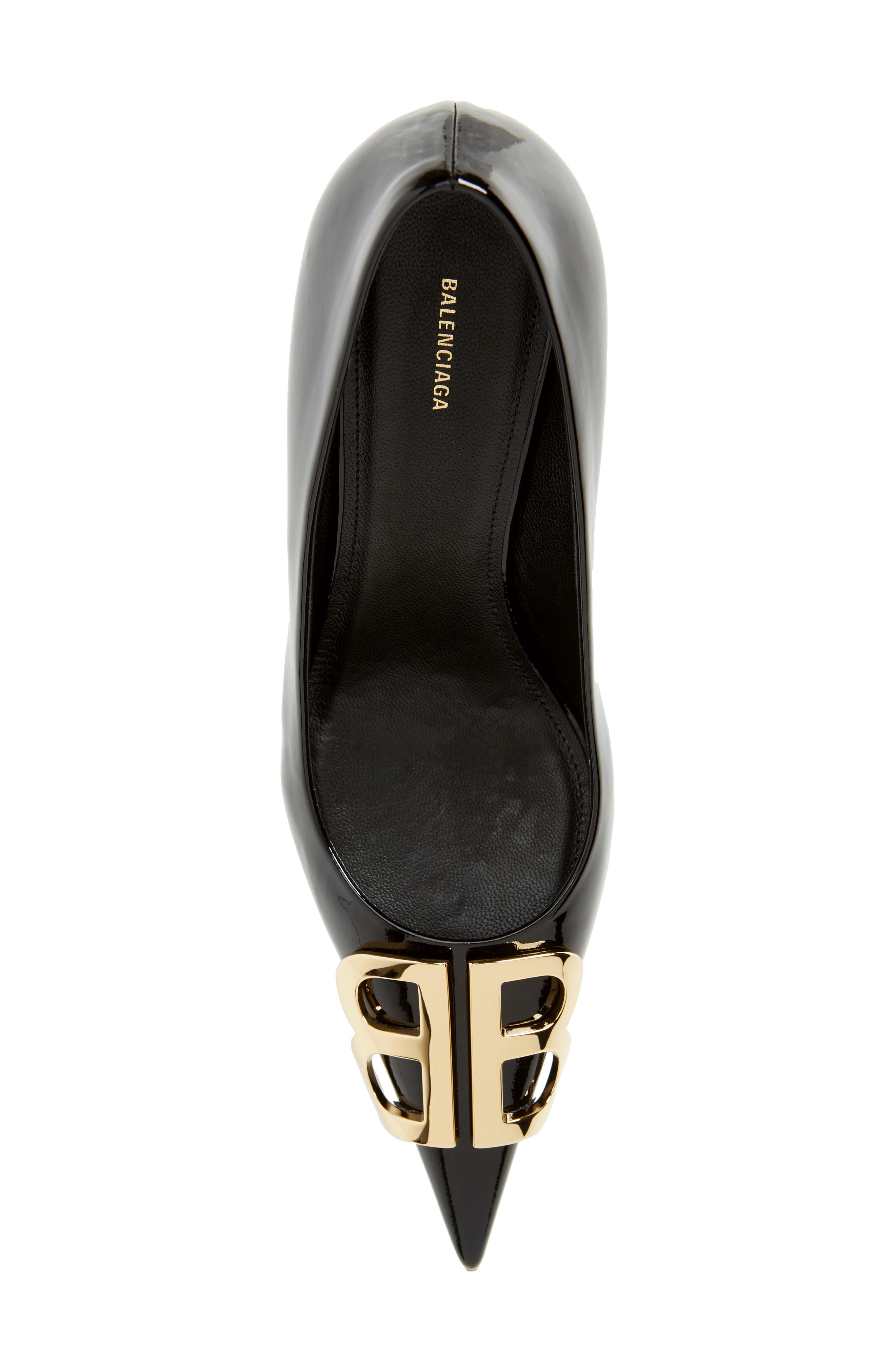 Balenciaga BB Pointy Toe Pump, Alternate, color, 