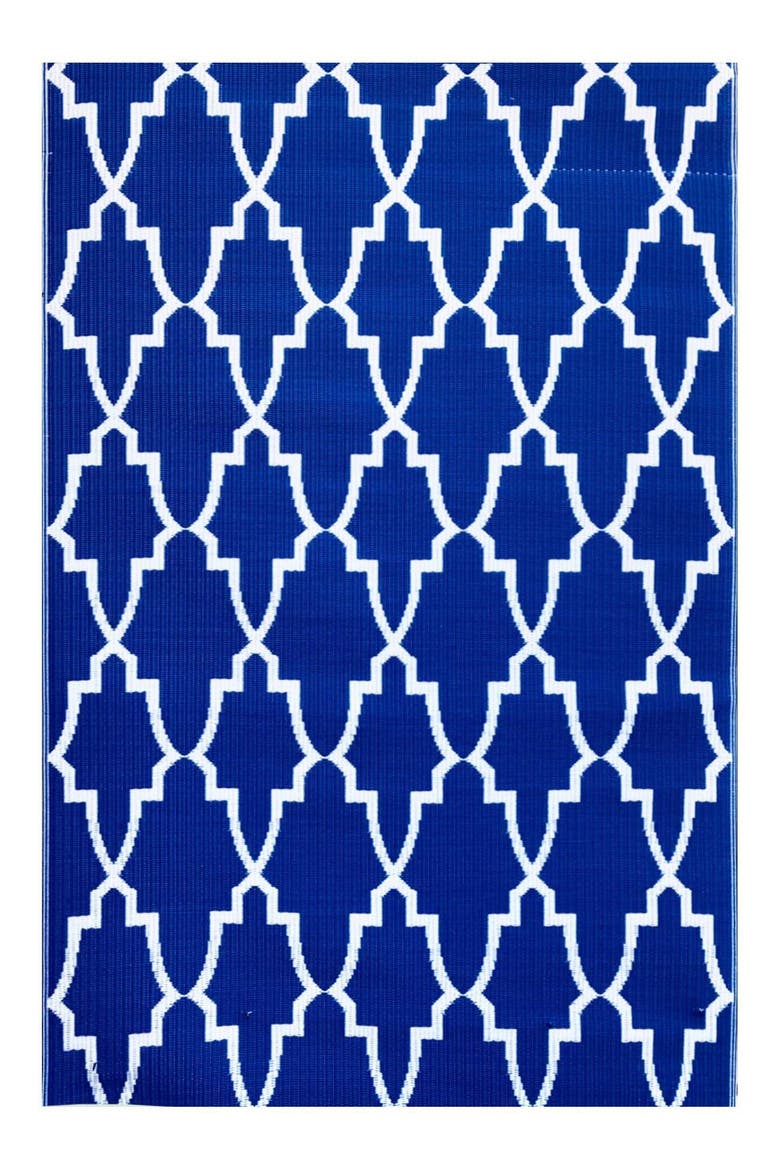 Casa Blanca Blue & White Rug, Main, color, blue and white