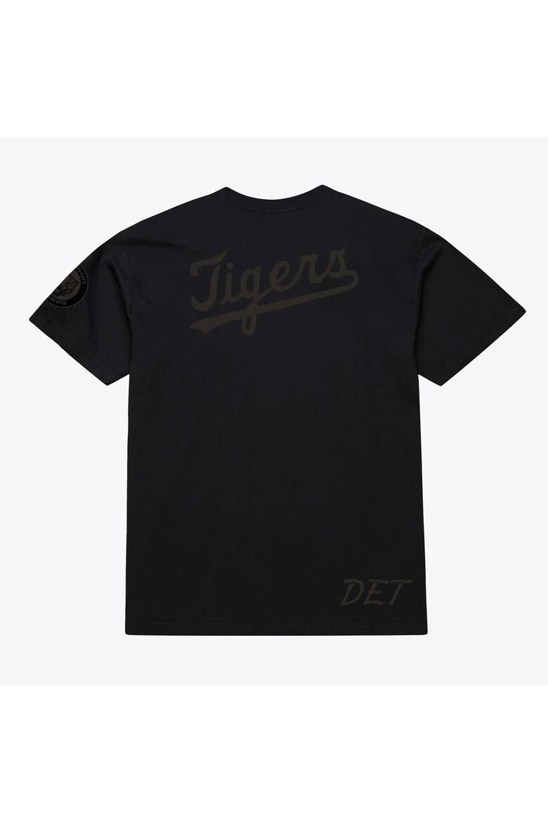 Men Mitchell & Ness Black Detroit Tigers Cooperstown Collection Phantom T-Shirt, Alternate, color, Black