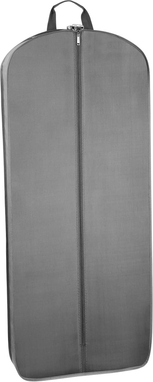 Wallybags 48" Deluxe Tri-fold Travel Garment Bag With Three Pockets In Gray