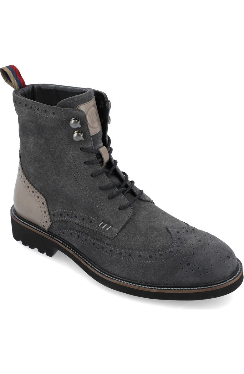 Thomas & Vine Welch Wingtip Leather Boot, Main, color,