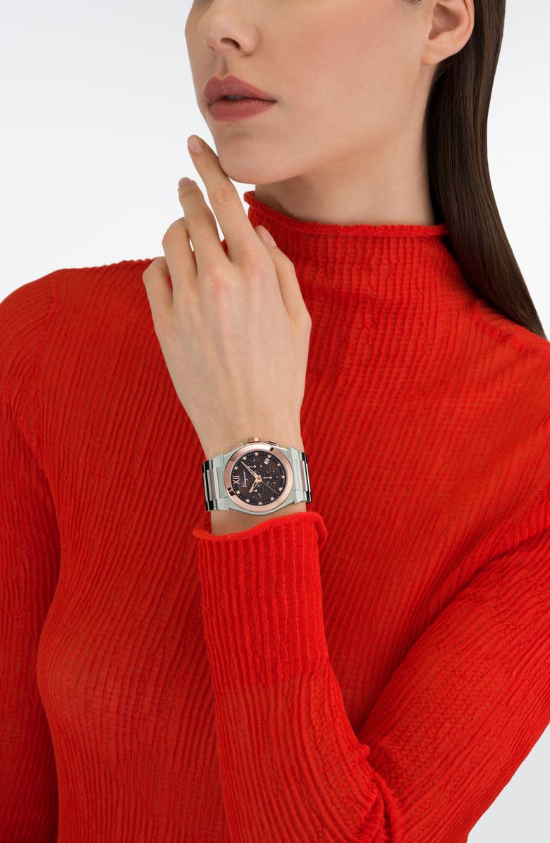 FERRAGAMO Vega Chronograph Bracelet Watch, 40mm, Alternate, color, 