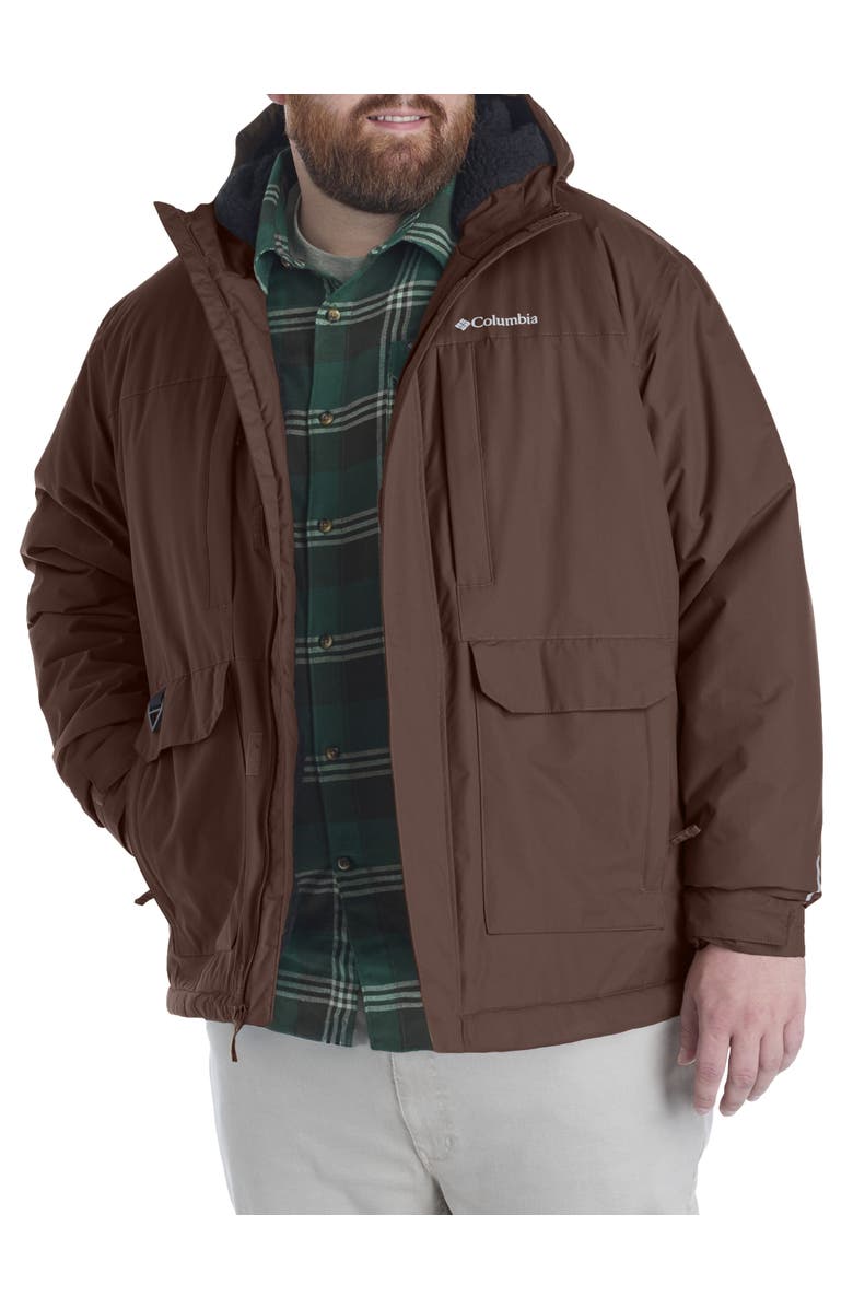 Columbia Big & Tall Landroamer Lined Jacket, Main, color, Tobacco