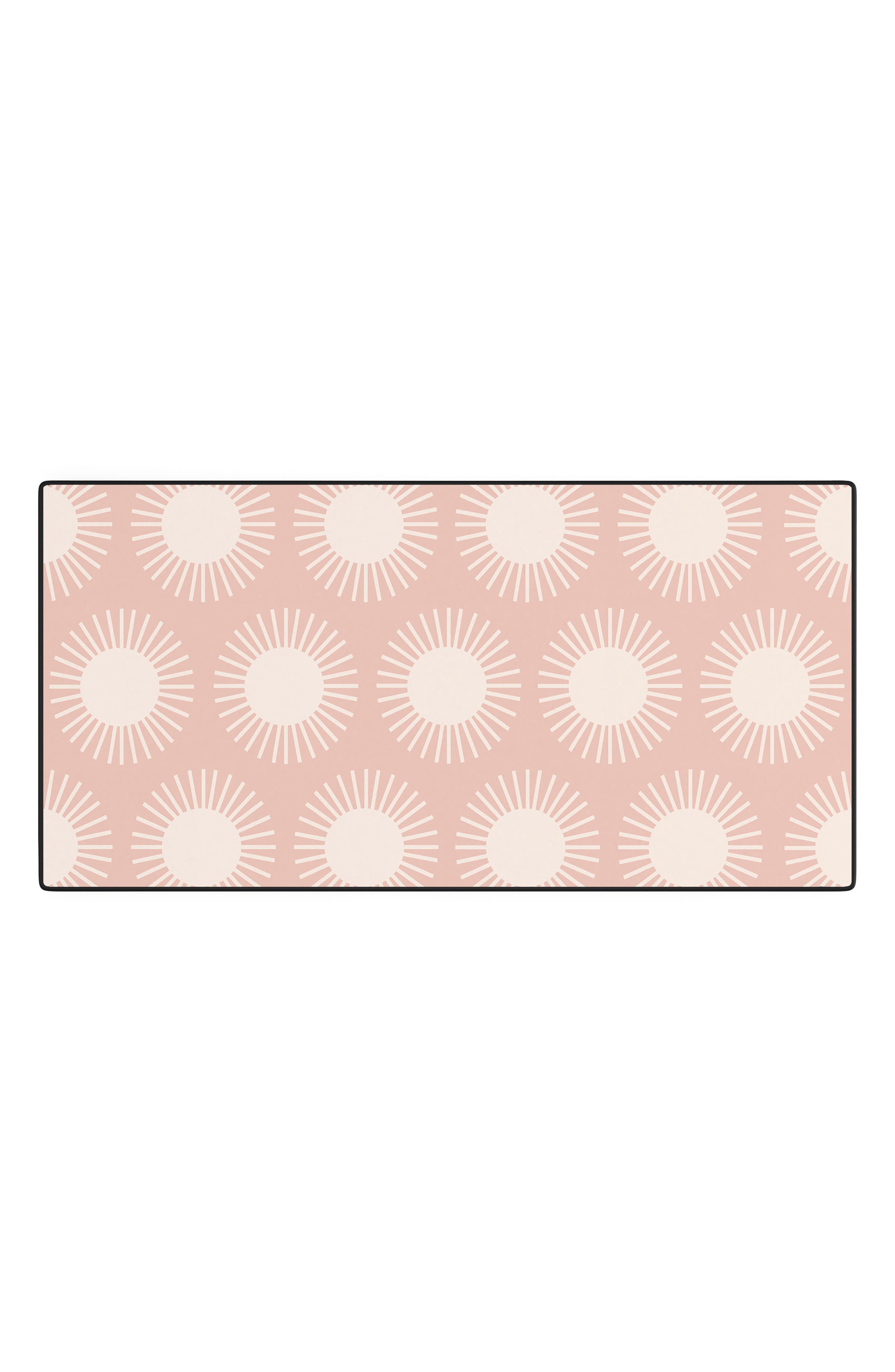 Deny Designs Colour Poems Sun Pattern Pink Desk Mat