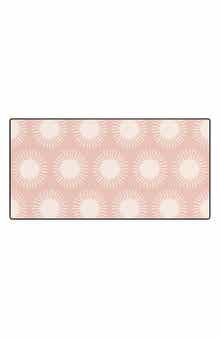 Deny Designs Colour Poems Sun Pattern Pink Desk Mat