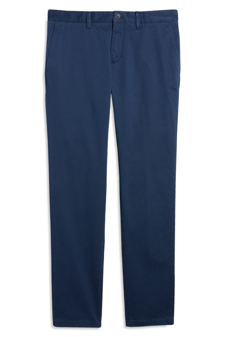 Skinny Fit Stretch Chino Pants, Alternate, color, NAVY ECLIPSE