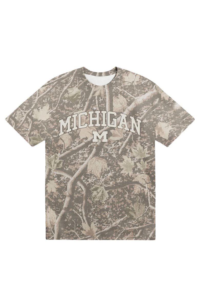 Uscape Apparel Men's Uscape Apparel  Camo Michigan Wolverines Back Bay Heavyweight T-Shirt, Main, color, Camo