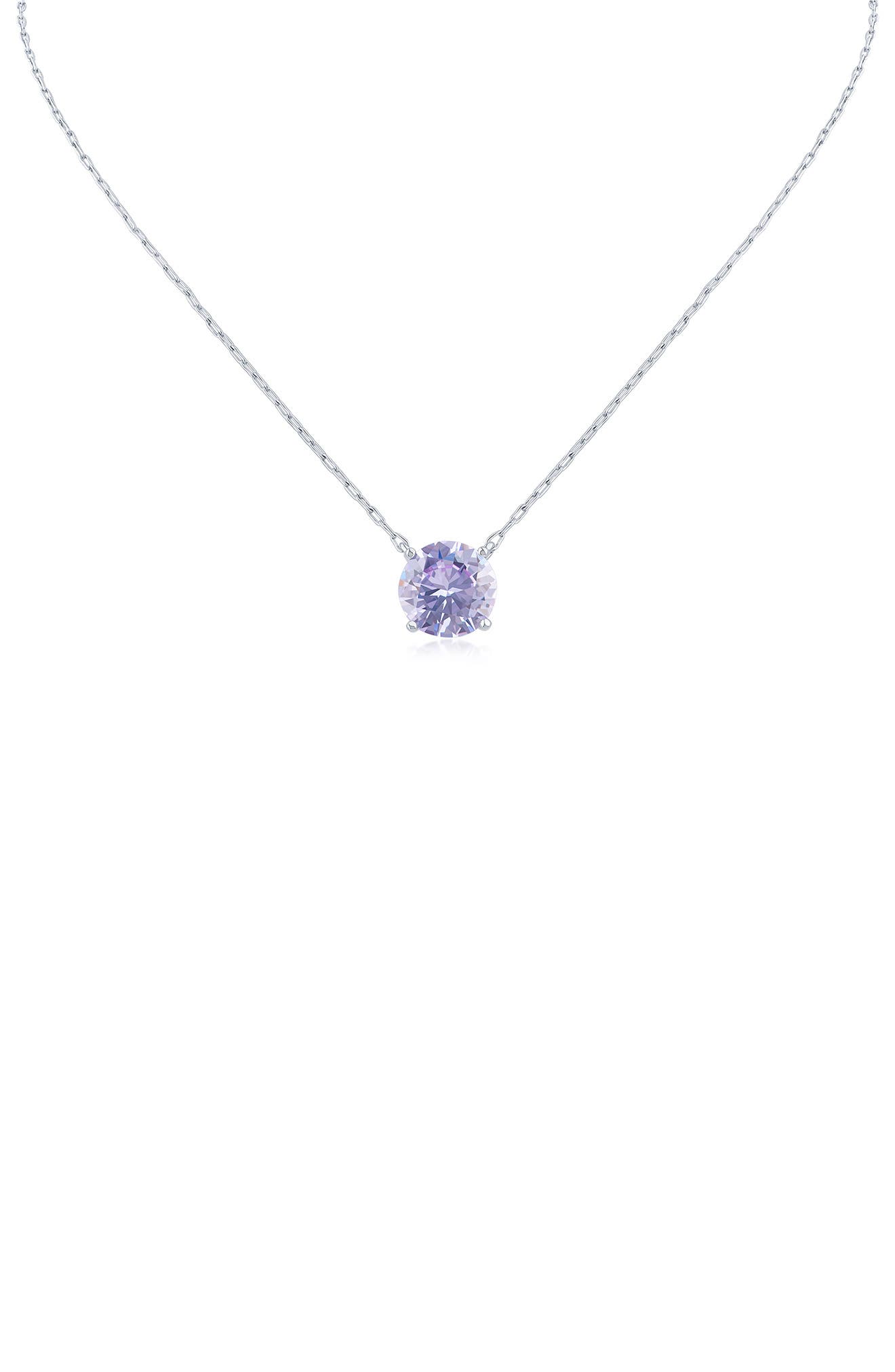 CZ by Kenneth Jay Lane Glam Cubic Zirconia Pendant Necklace